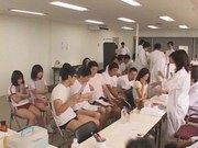Japanese schoolgirls medical checking part 2