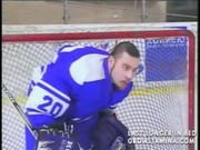 Russian in a ice hockey game